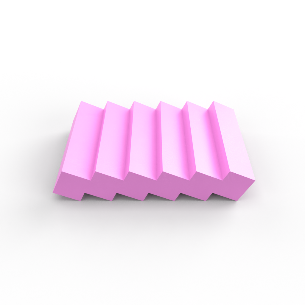ZigZag Design Soap Dish Mold