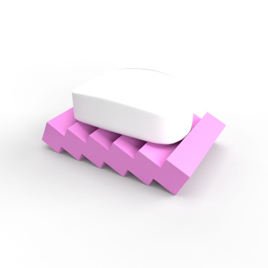 ZigZag Design Soap Dish Mold