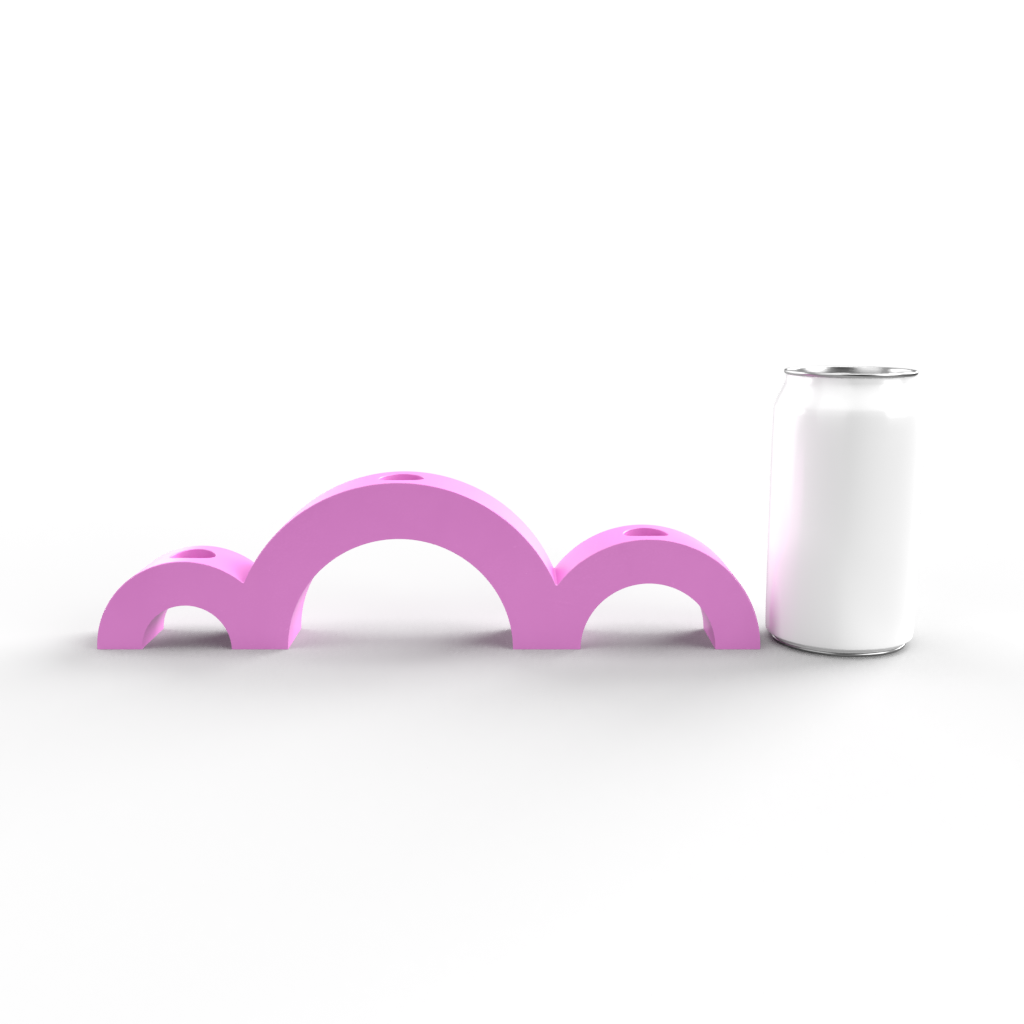 Three Arches Candle Holder Mold
