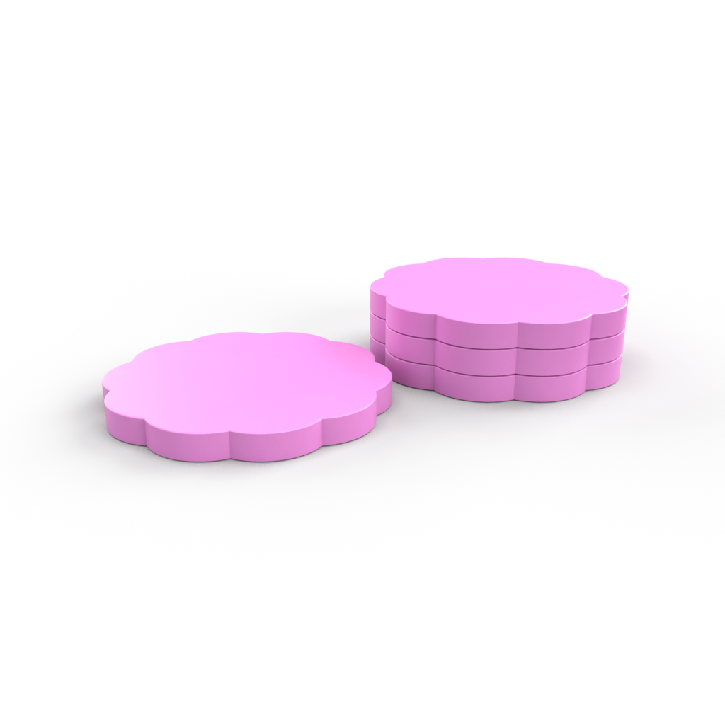 10mm Bumpy Design Coaster Mold