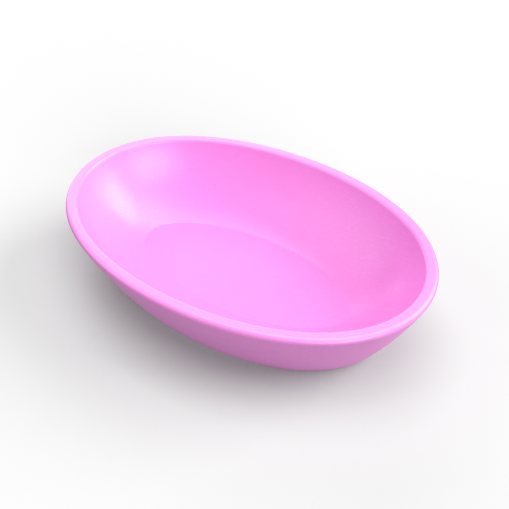 Curved Sided Oval Bowl Mold 1