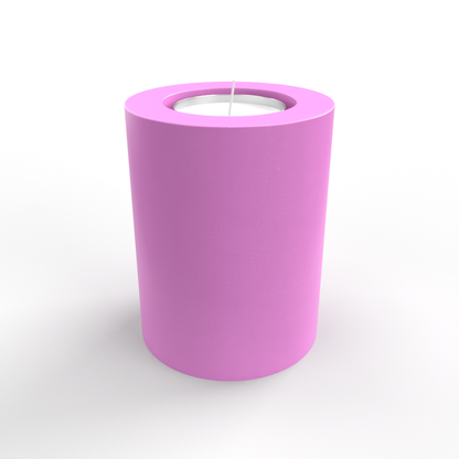 Round Pillar Tealight Holder Mold Set