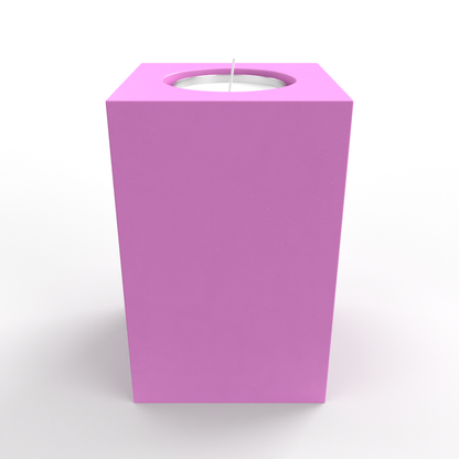 Square Pillar Tealight Holder Mold Set