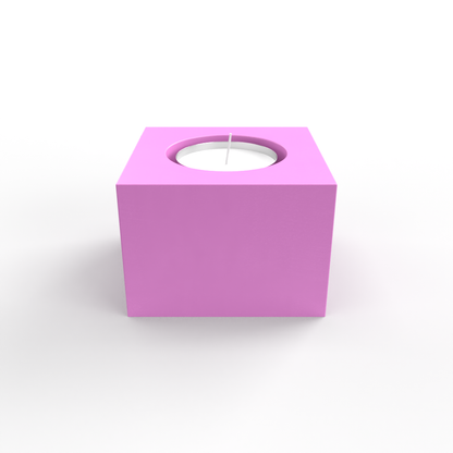 Square Pillar Tealight Holder Mold Set