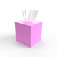 Cube Tissue Box Cover Mold